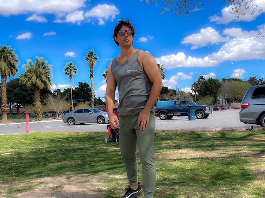 Tank Top - Men's Lucky Disc Golf Branded - Avail 4 colors
